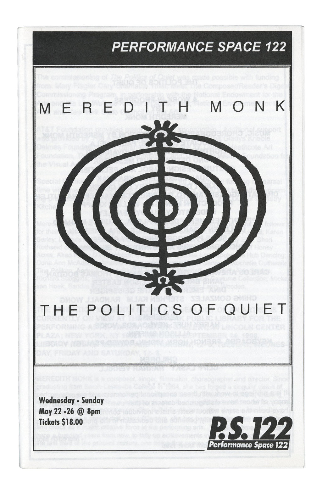 The Politics of Quiet: a music theater oratorio (1996) Bundle