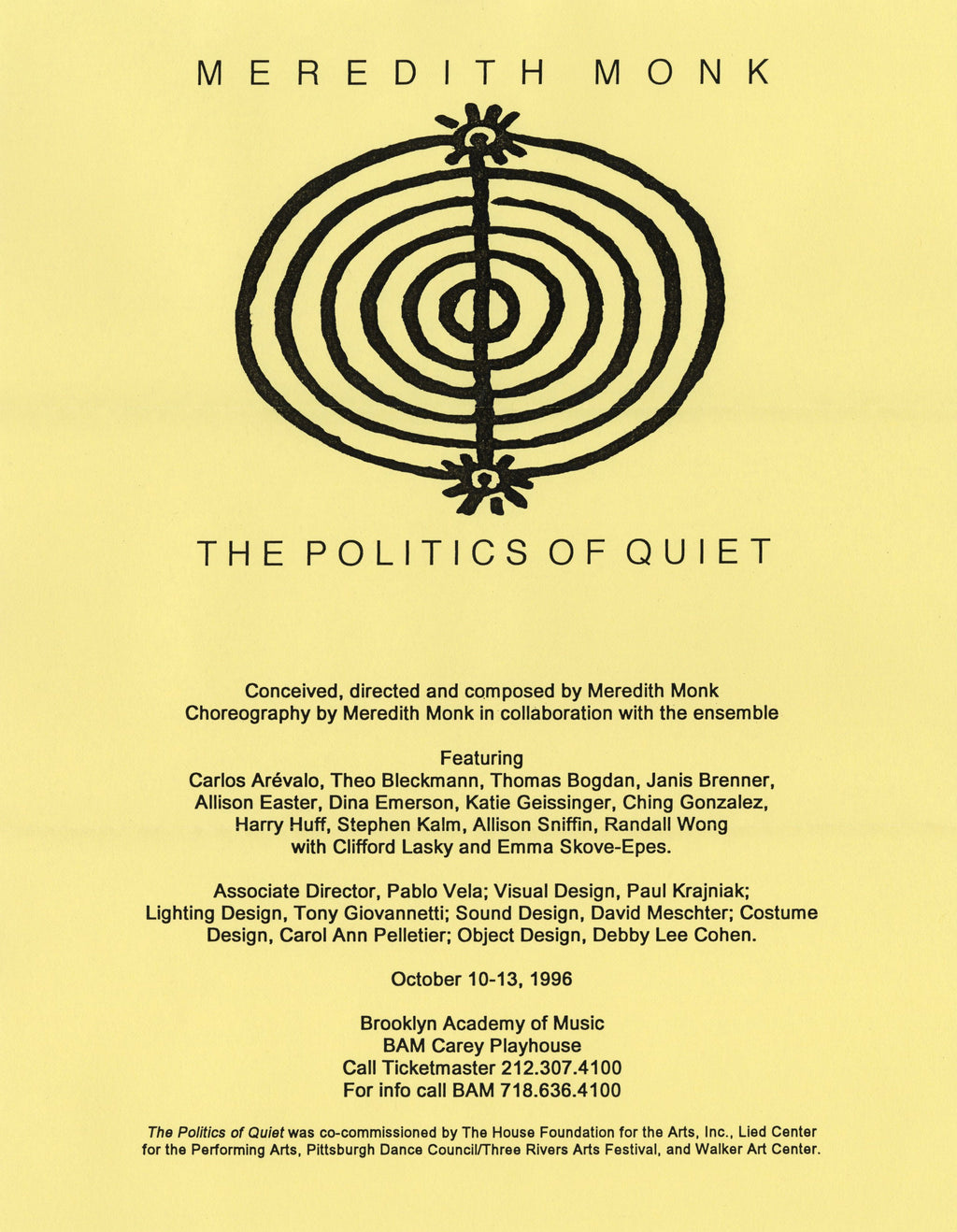 The Politics of Quiet: a music theater oratorio (1996) Bundle